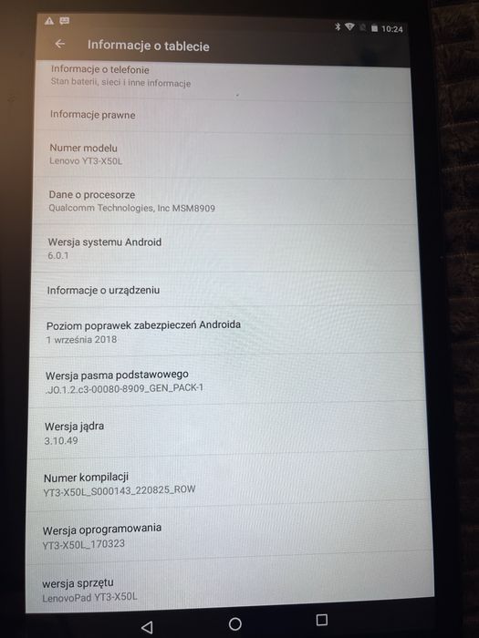Lenovo Yoga Tab 3 YT3-X50L | 10.1” | Stan bdb i etui w zestawie