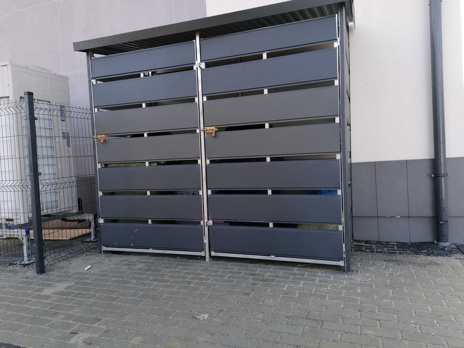 Wiata śmietnikowa 3x2 ZŁOTY DĄB