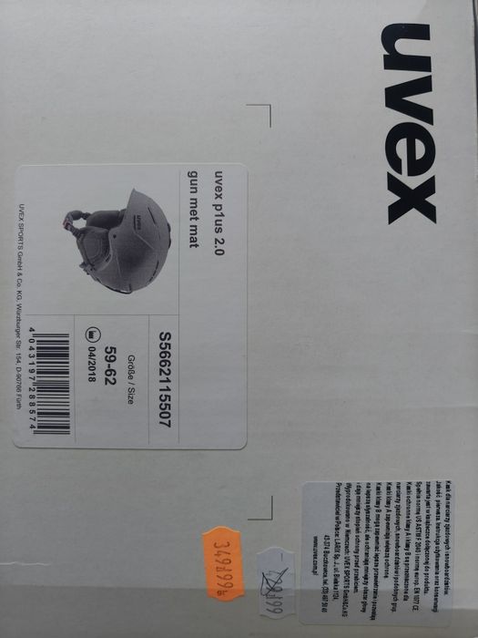 Kask / hełm+ gogle UVEX - narty / snowboard