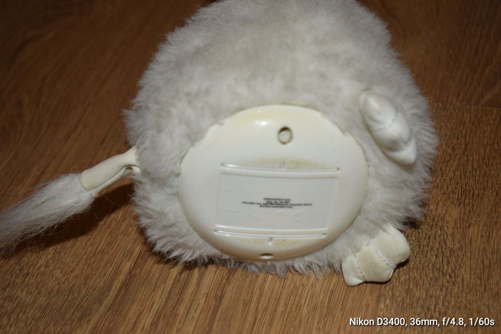 Furby 2 szt żółty i biały 2000
