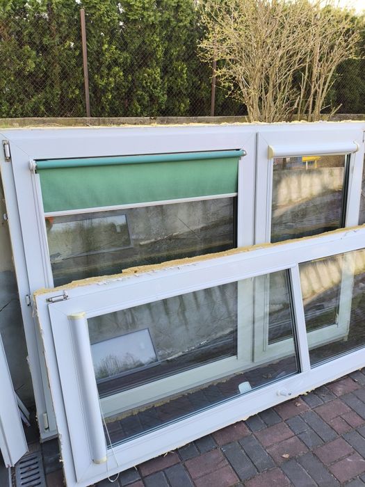 Okna z demontażu + balkon