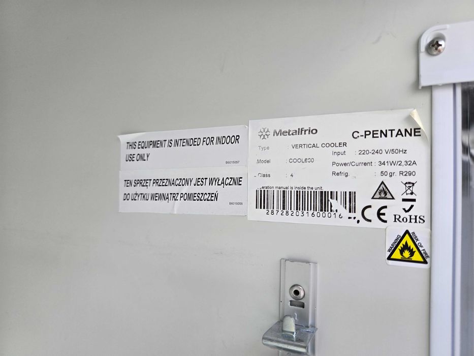 OUTLET ul. Wspólna 6 Janki Chłodziarka witryna Metalfrio Cool600