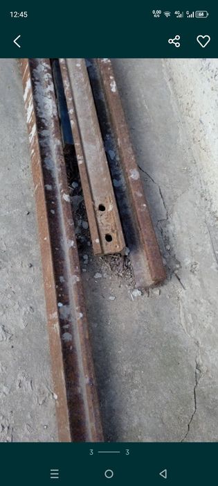 Продам рейси вузькоколійки довжина 9метрів