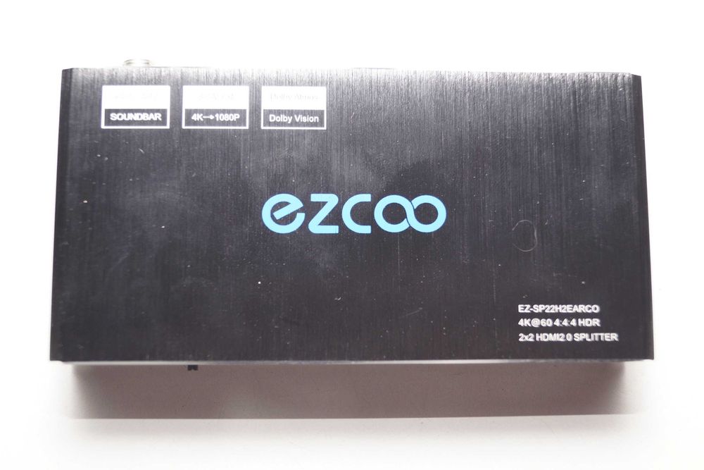 2015 Rozdzielacz HDMI ezcoo EZ-SP22H2EARCO 4K 60Hz 2x2 HDMI Splitter
