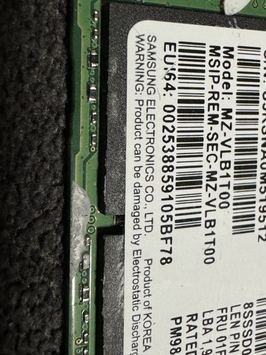 Disco Samsung 1 Tb Nvme m2