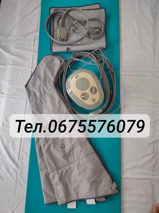 Апарат для пресотерапії та лімфодренажу Doctor Life DL2002B (Корея) + Пояс (Торг)