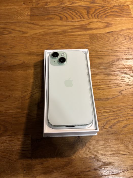 iPhone 15 128 GB – Zielony | 100% baterii  – Stan idealny