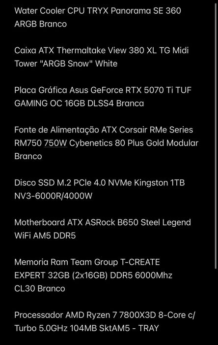 Vendo ou troco Pc gaming NOVO