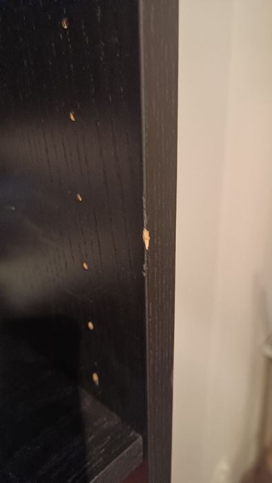 Regał Billy czarny 40x28x202 cm