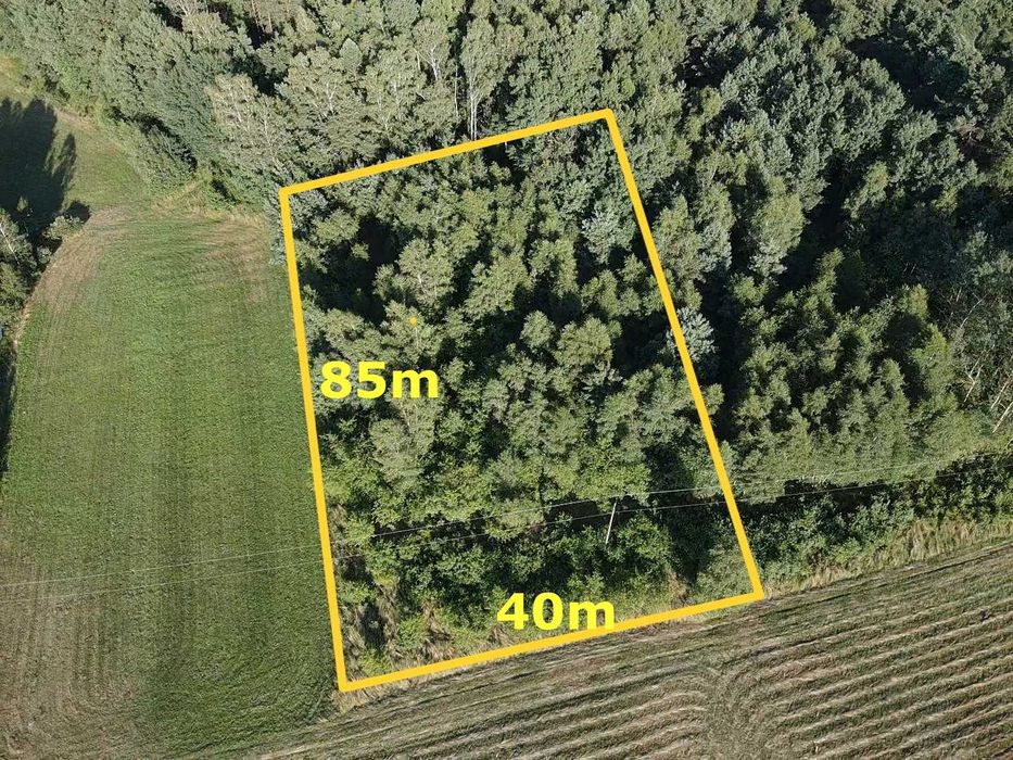 29zł/m2 Działka 3380 m² z bezterminowymi warunkami zabudowy Bełchatów okolice