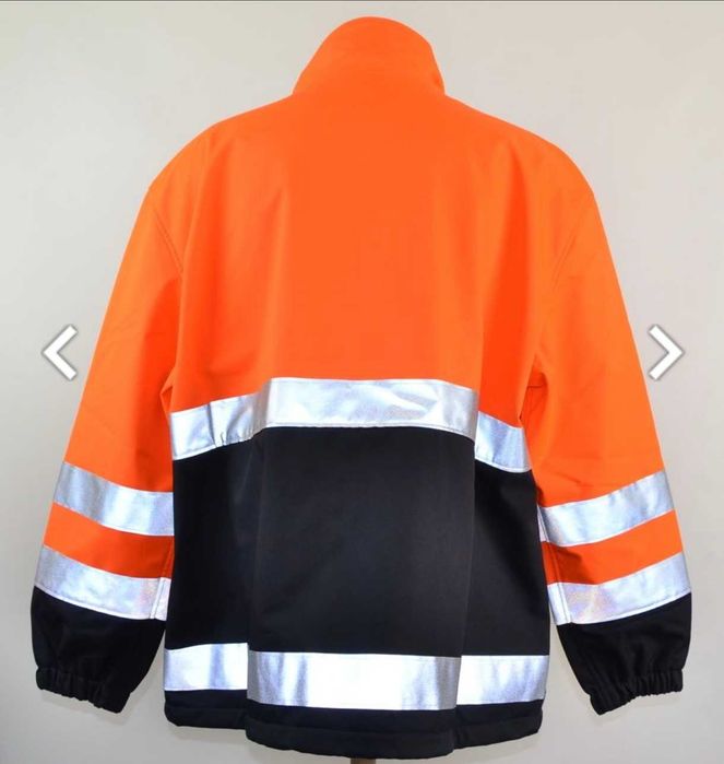 Німецька 4xl - 5xl сигнальна чоловіча флісова водія роба куртка фліска