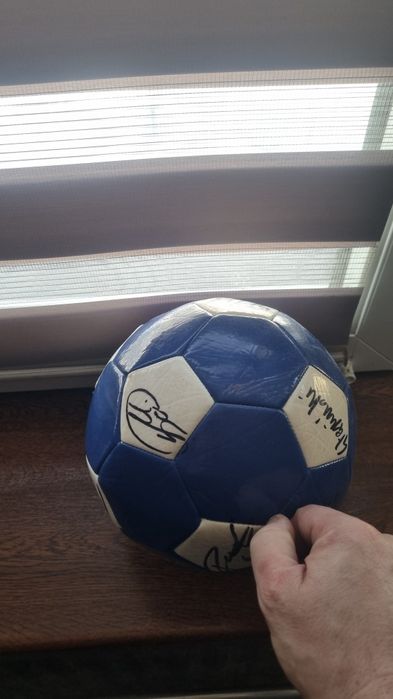 Piłka adidas z autografami Wisła Plock