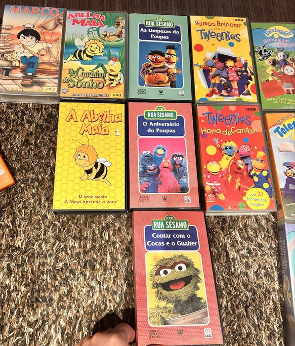 Coleçãa de cassetes VHS - Infantis