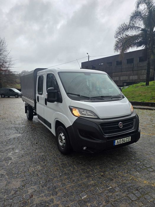 Fiat ducato cabine dupla 7 lugares caixa coberta