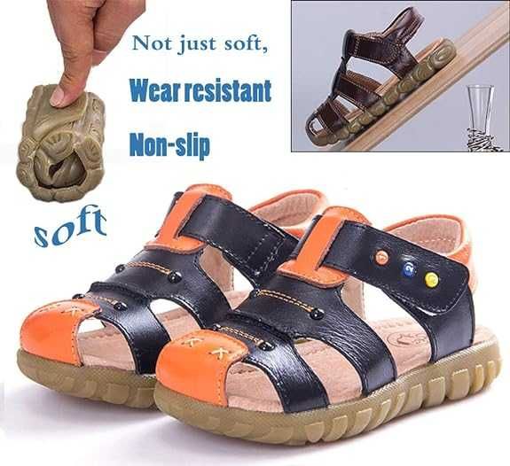 Nowe dziecięce skórzane buty / sandały / sandałki / R.33 !3221!