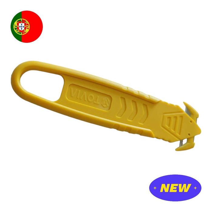 Safety Box Cutter Opener Knife - Retractable Blade, Ergonomic Handle