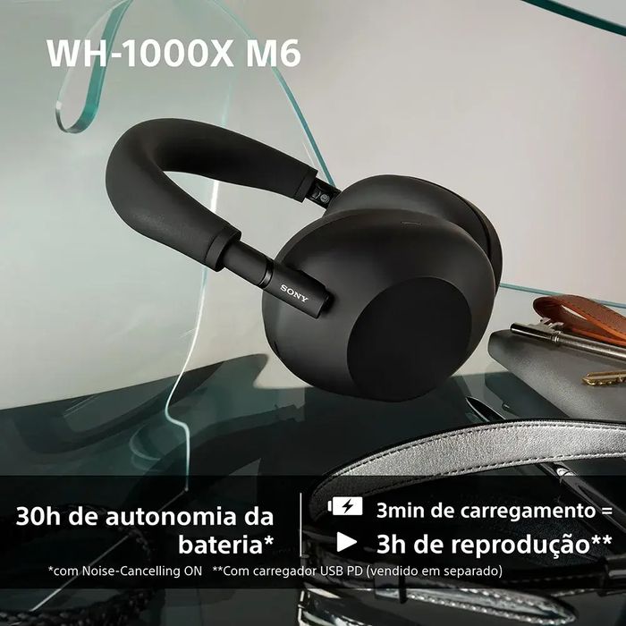 Auscultadores Sony WH-1000XM6 (NOVOS/SELADOS)!