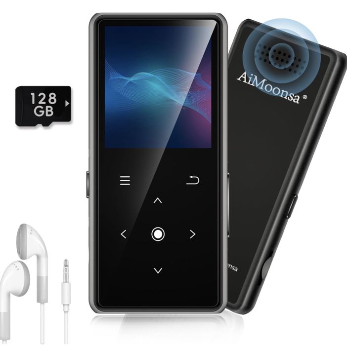 MP3-плеєр AiMoonsa B27 128GB — Hi-Fi звук та Bluetooth 5.2