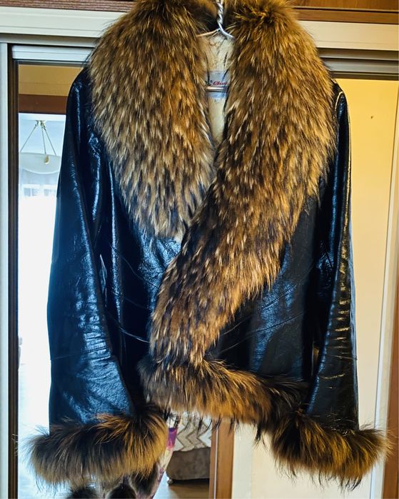 Куртка натуральна шкіра з хутром