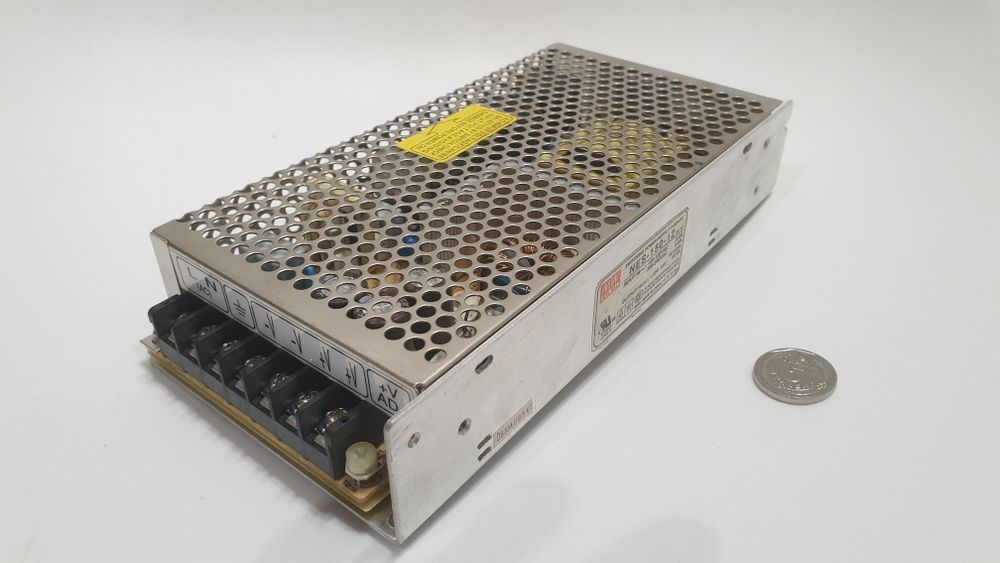 MW Источник, блок питания 12V / 220v Mean well NES-150-12 . 12,5A