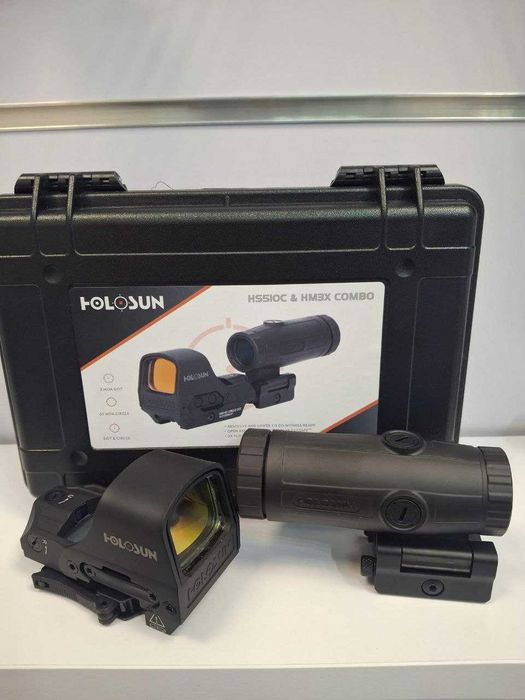 Набір коліматорний приціл Holosun HS510C+ Збільшувач Holosun HM3X