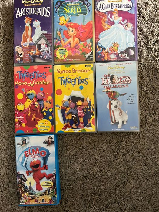 Cassetes VHS filmes variados