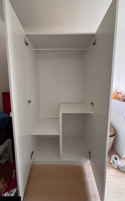 Roupeiro branco IKEA sistema PAX + komplement