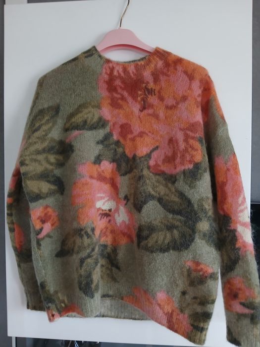 Sweter w kwiaty sezane  xs/s