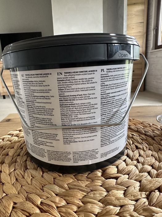 Tikkurila Helmi Furniture Lacquer 30 (2,7 litra) Kolor 5060