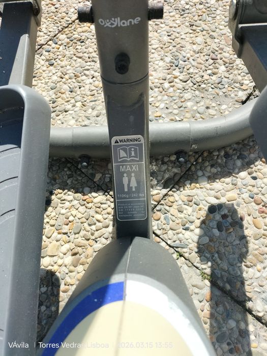 Bicicleta ginásio marcha
