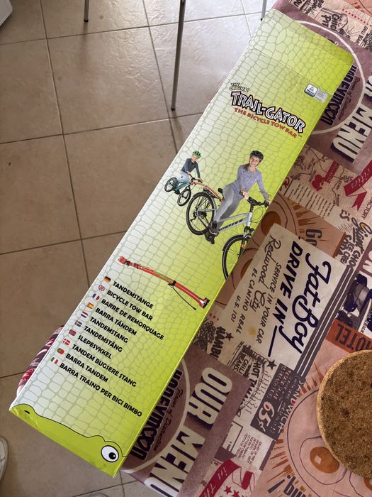 Trail-gator atrelado para bicicleta de criança