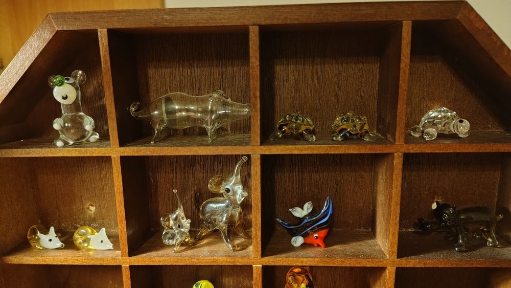 Figurki że szkła Murano