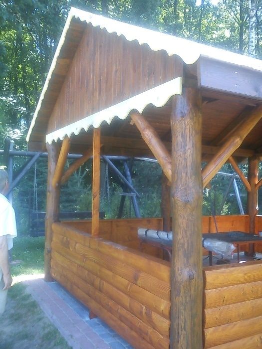 Altanka altana drewniana bieśiadna z bala