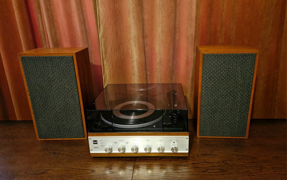 Dual HS 36, Wzmacniacz z gramofonem Dual 1210 oraz kolumnami