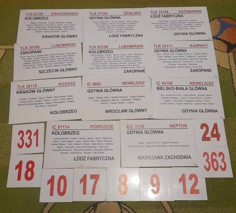 Tablice Relacyjne PKP