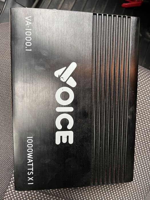 1-канальный усилитель Voice VA-1000.1 в ремонті не був весь комплект купував 3 місяці тому новим єсть гарантія на підсилювач ще 9 місяців