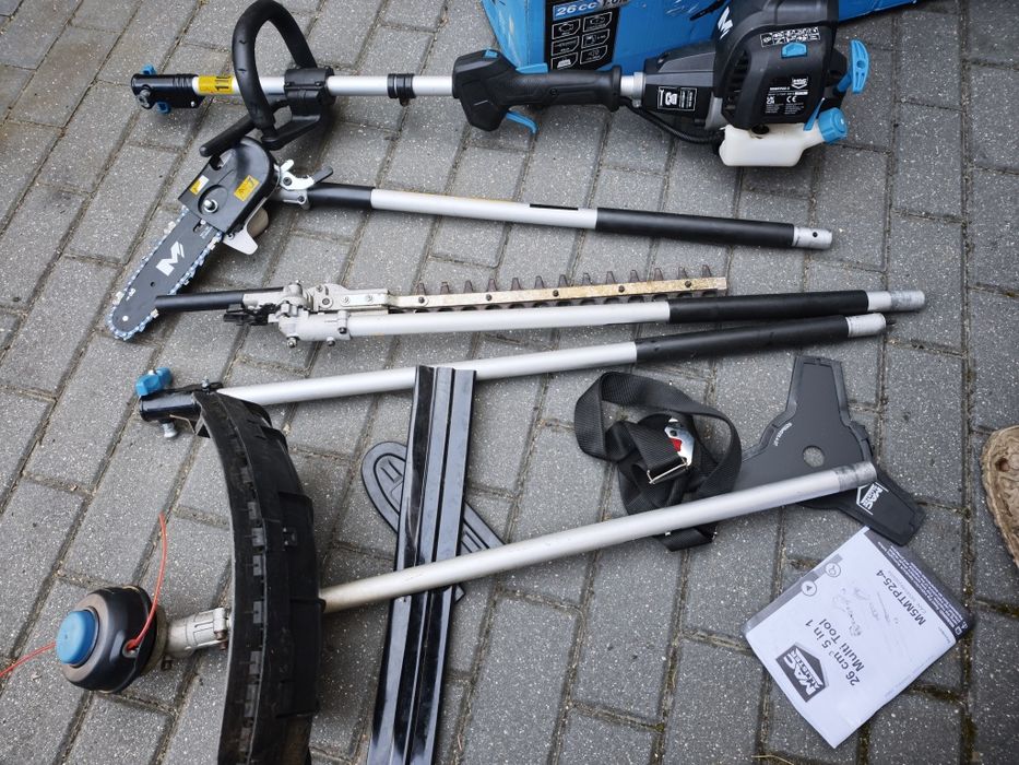 Zestaw 4 w 1 Mac 26 cm3 podkaszarka piła nożyce 1KM Polecam