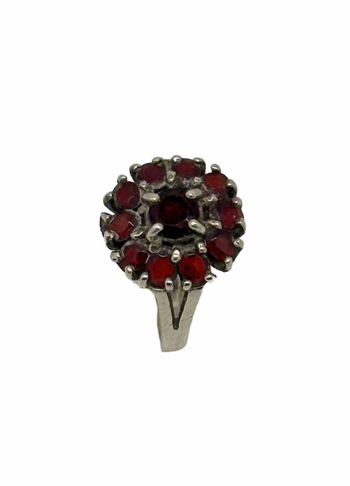 LOTE 10 Aneis de prata de lei