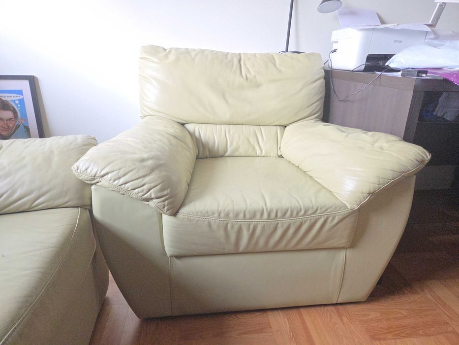 sofa KLER skóra funkja spania
