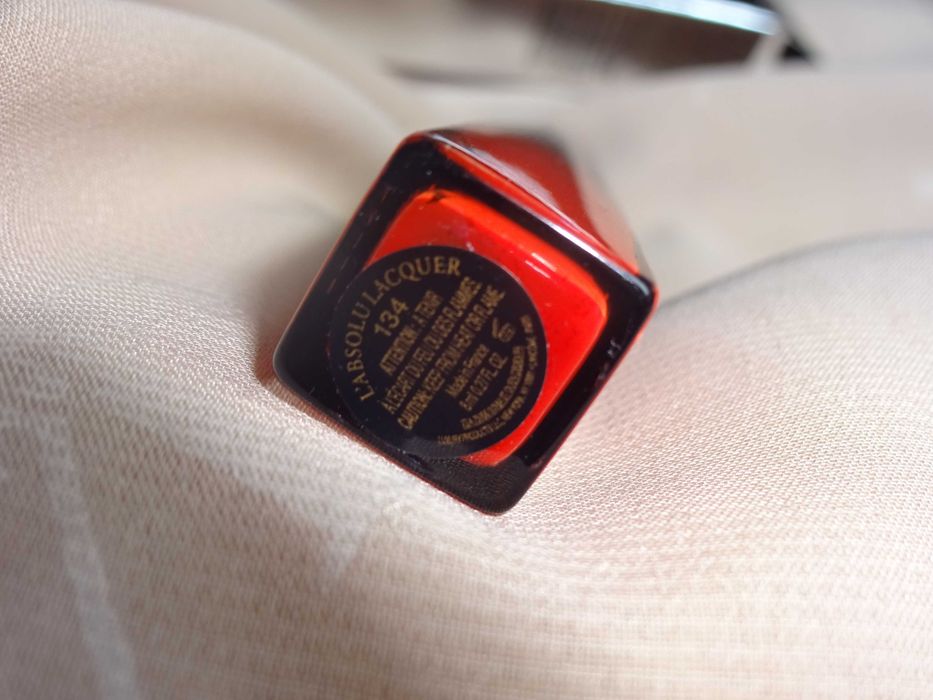 LANCOME 134 be brilliant L'ABSOLU LACQUER błyszczyk do ust pomadka