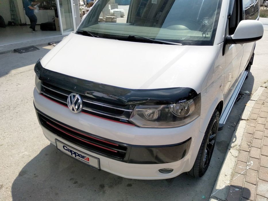 Дефлектор капота EuroCap для Volkswagen T5 2010-2015 гг. Поликарбонат