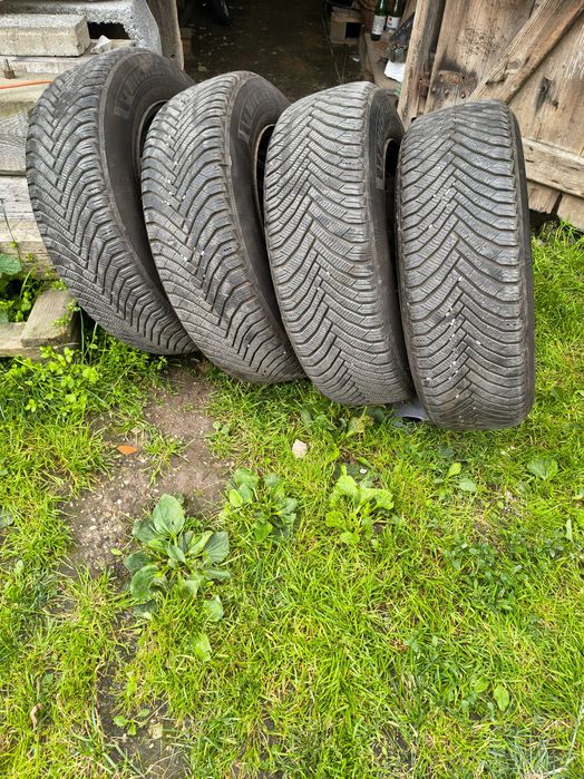 MICHELIN ALPIN 7 195/65 R15 DOT 3825 – 4 szt. + FELGI STALOWE – 1 SEZON
