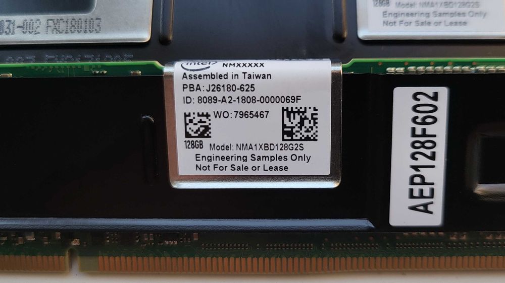 Intel NMA1XXD128GPS 128GB Pc4-21300 DDR4-2666Mhz DC OEM