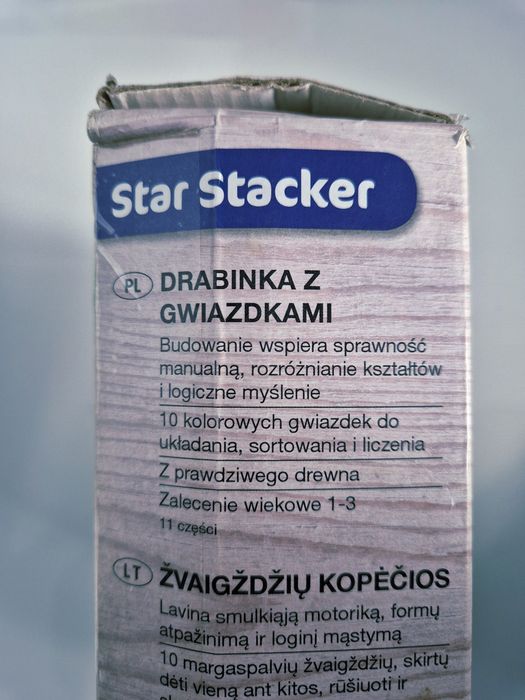 Drewniana zabawka motoryczna- nauka liczenia
