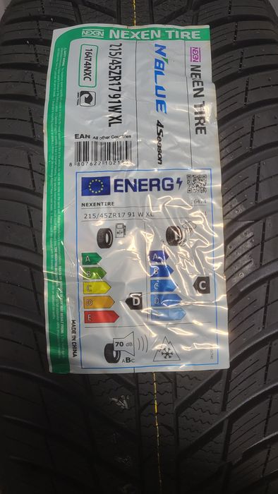 Opony NEXEN Nblue 4 Season NOWE 215/45 R17