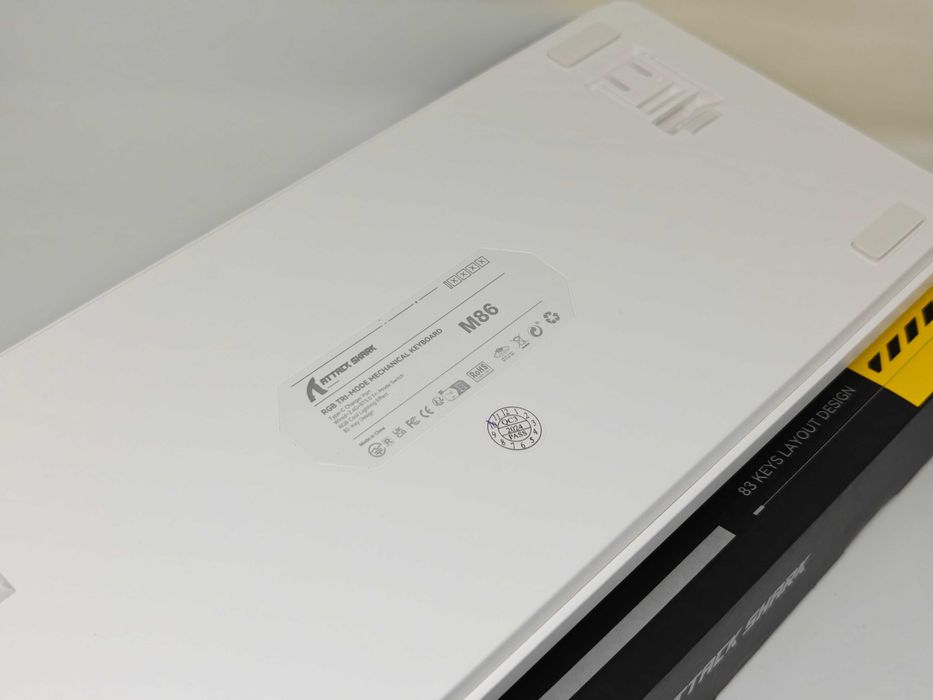 Клавіатура механічна бездротова Attack Shark M86, ігрова нова 4000 mah