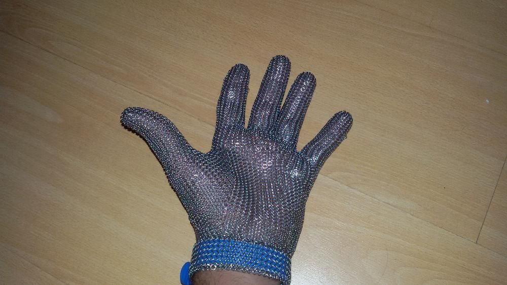 Luva para cortar carne