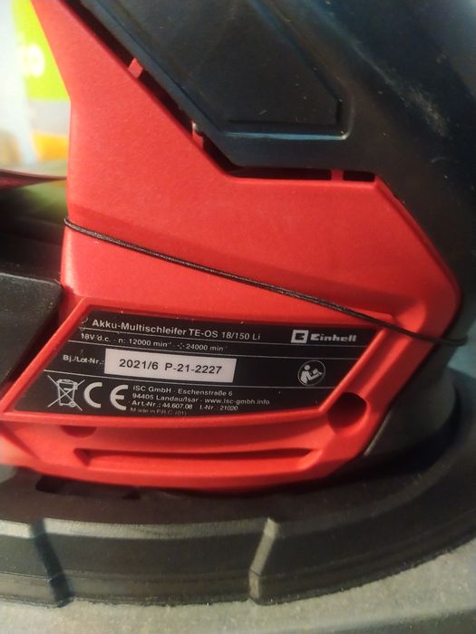 Vendo maquina lixadeira nova