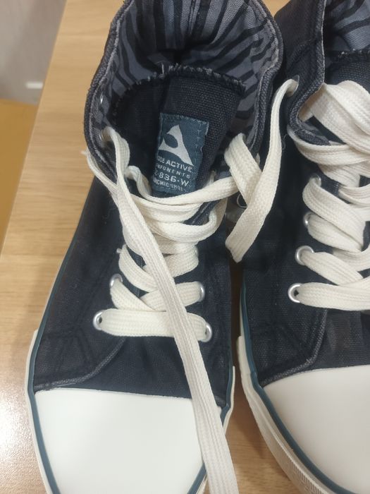 Ténis bota homem em preto