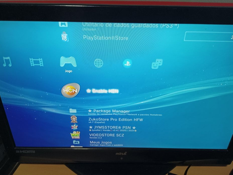 PlayStation 3 slim desbloqueada